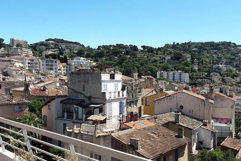 Studio Vue Mer Panoramique Sur La Baie De Cannes Le Cannet Francie