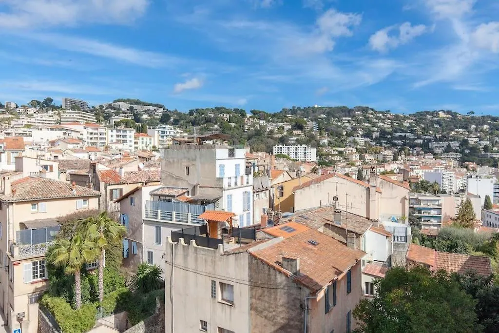 Studio Vue Mer Panoramique Sur La Baie De Cannes Le Cannet 0*,