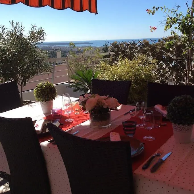 Studio Vue Mer Panoramique Sur La Baie De Cannes Le Cannet Apartmán